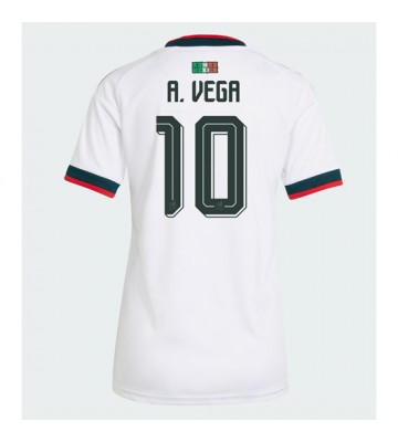 Mexico Alexis Vega #10 Udebanetrøje Dame VM 2026 Kortærmet